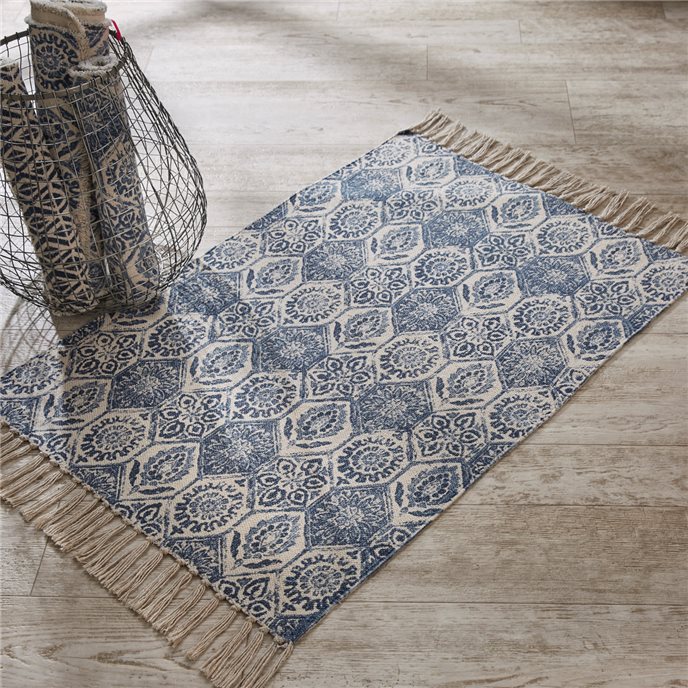 Mosaic Tile Printed Rug 2X6 Thumbnail