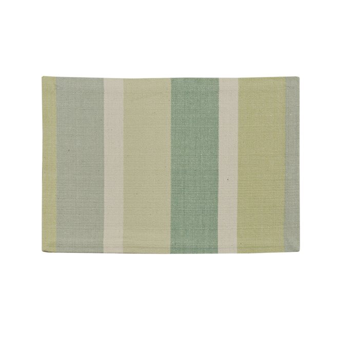 Serena Stripe Greens Placemat Thumbnail