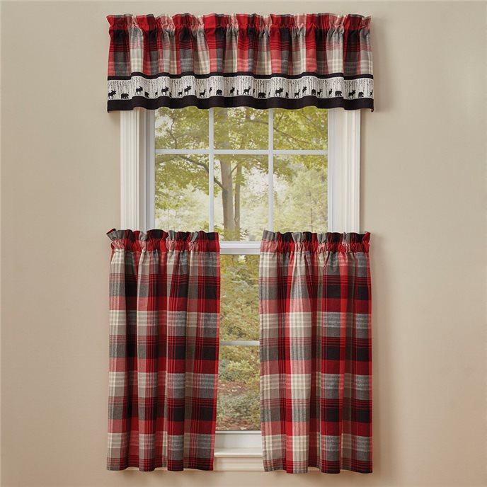 Champlain Lined Border Valance 72X14 Thumbnail