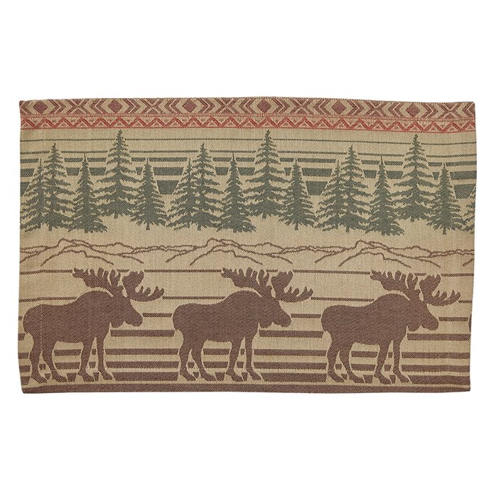 Moose Jacquard Placemat Thumbnail