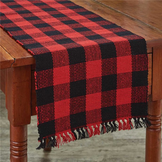 Buffalo Check Yarn Table Runner 13X54 Thumbnail