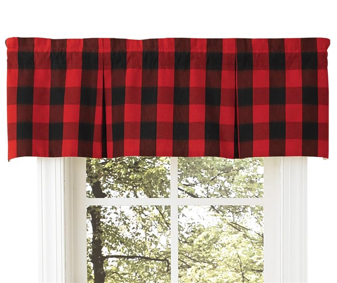 Buffalo Chck Lined Plate Valance 45X15 Thumbnail