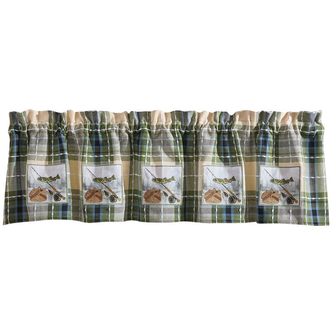 Troutman Lined Patch Valance 60" X 14" Thumbnail