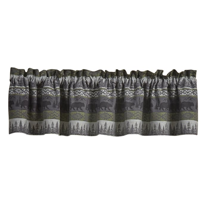 Green Mountain Bear Valance 72X14 Thumbnail