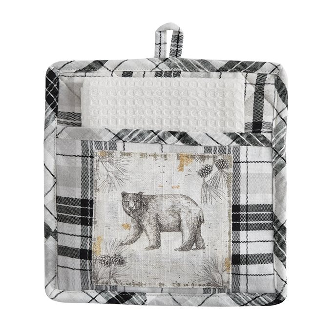Refined Rustic Pocket Potholder Set Thumbnail