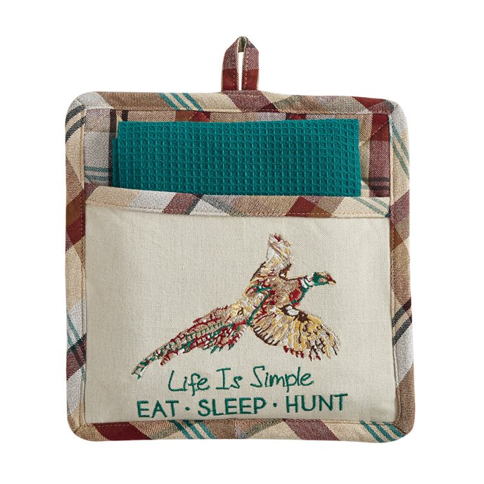 Gamekeeper Plaid Pocket Potholder Set Thumbnail