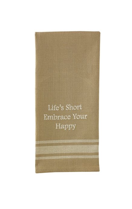 Embrace Your Happy Dishtowel Thumbnail