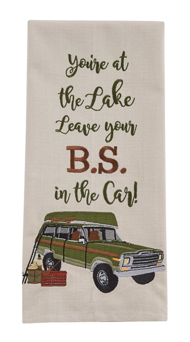 Leave Your Bs Embroidered Dishtowel Thumbnail