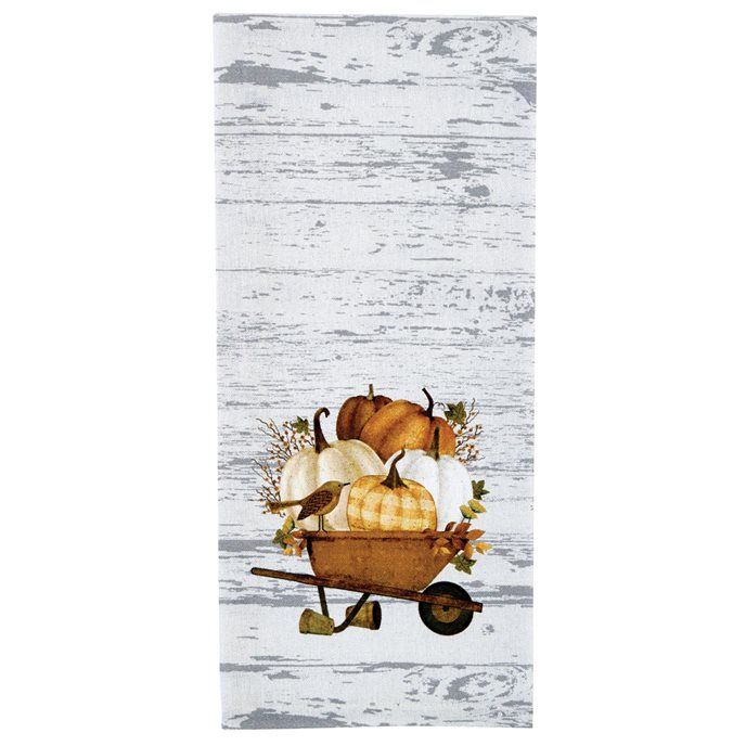 Wheelbarrow Gather Printed Dishtowel Thumbnail