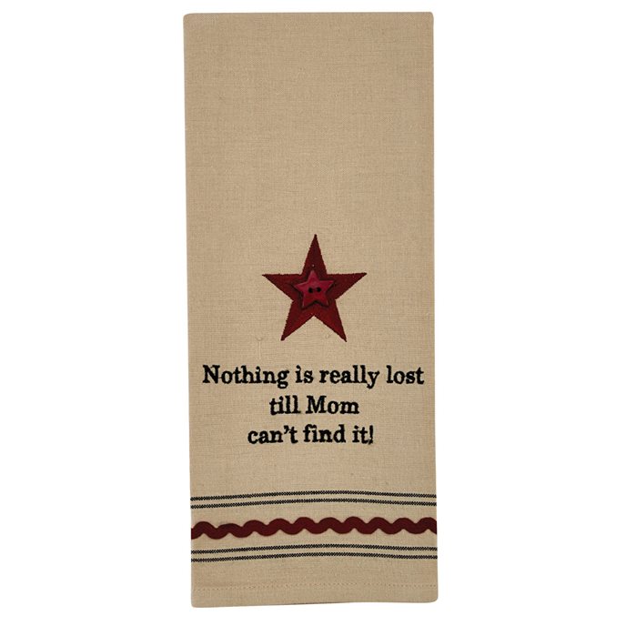 Nothing Til Mom Dishtowel Thumbnail
