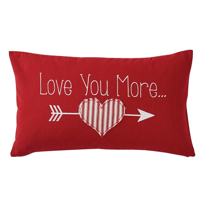 Love You More Pillow 12X20-Cover Thumbnail