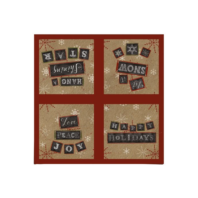 Let It Snow Paper Bev Napkins Thumbnail