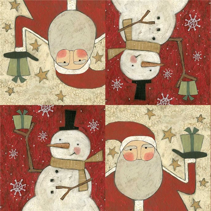 Snow Friends Paper Luncheon Napkins Thumbnail