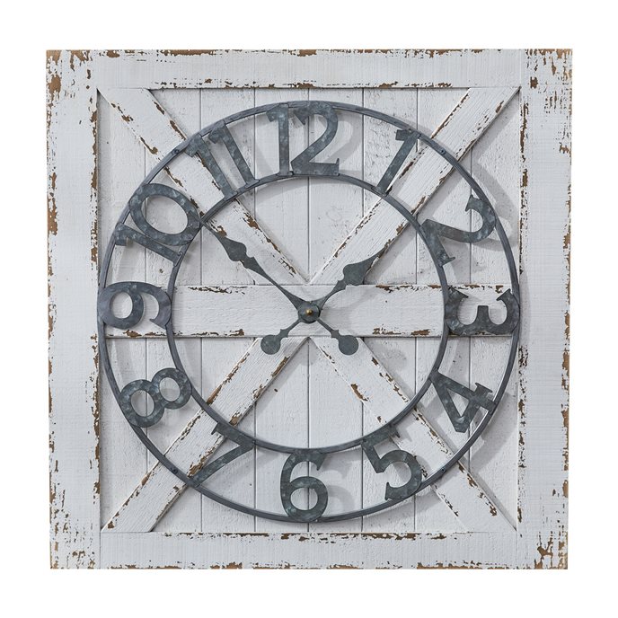 Barn Door Wall Clock Thumbnail