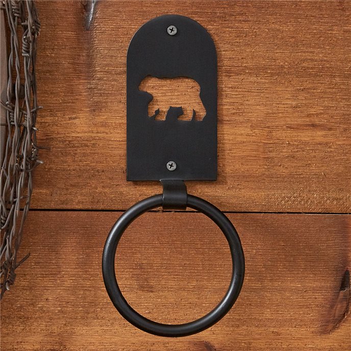Black Bear Ring Hook Thumbnail