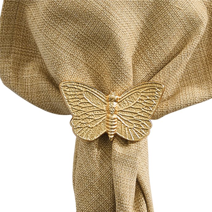 Florals And Flitters Napkin Ring Thumbnail