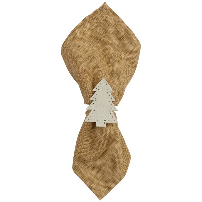 Cream Tree Napkin Ring Thumbnail