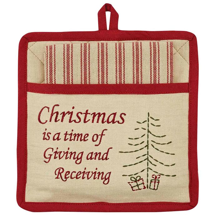 Christmas Is Pocket Potholder Set Thumbnail