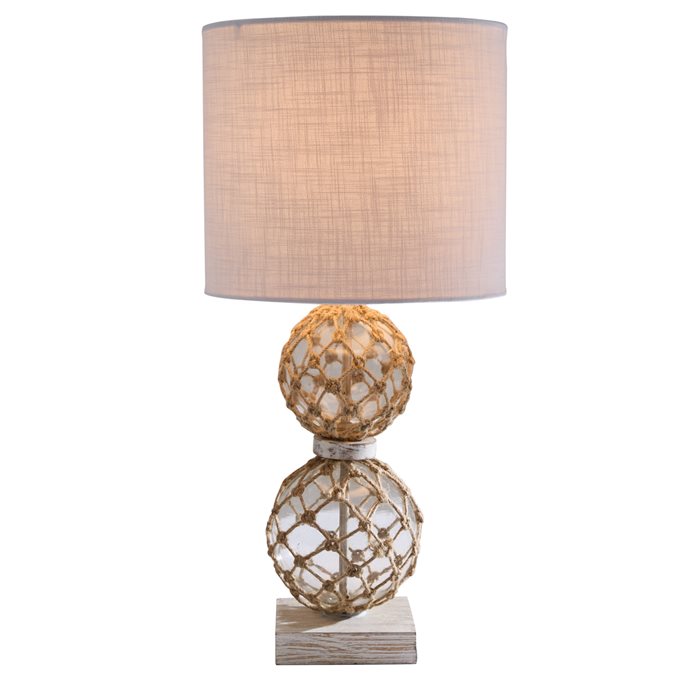 Glass Float Lamp With Shade Thumbnail