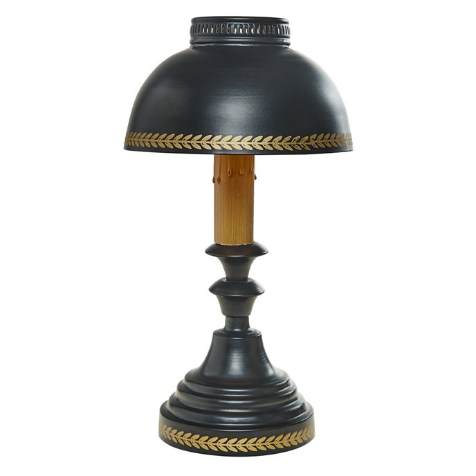 Black Tole Accent Lamp With Shade Thumbnail