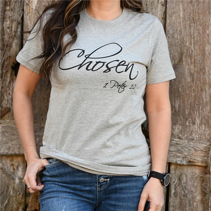 Chosen T-Shirt, Grey Melange, 2XL Thumbnail