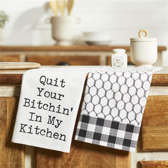 Down Home In My Kitchen Tea Towel Set of 2 19x28 Thumbnail