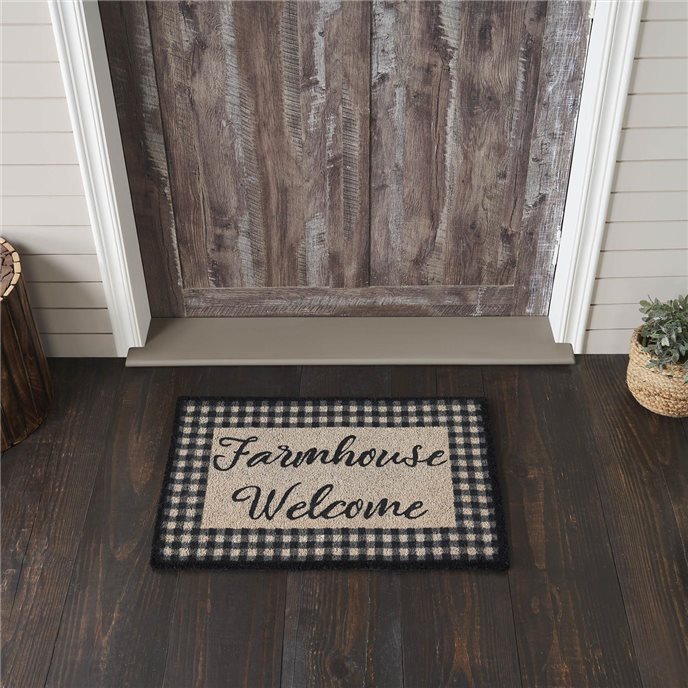Finders Keepers Farmhouse Welcome Coir Rug Rect 20x30 Thumbnail