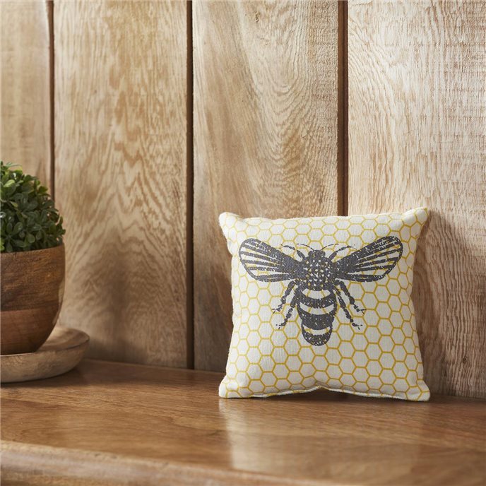 Buzzy Bees Bee Pillow 6x6 Thumbnail