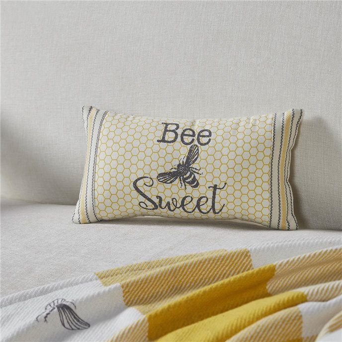 Buzzy Bees Bee Sweet Pillow 7x13 Thumbnail