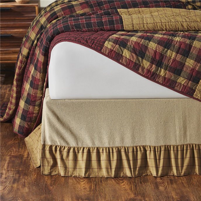 Connell Ruffled King Bed Skirt 78x80x16 Thumbnail