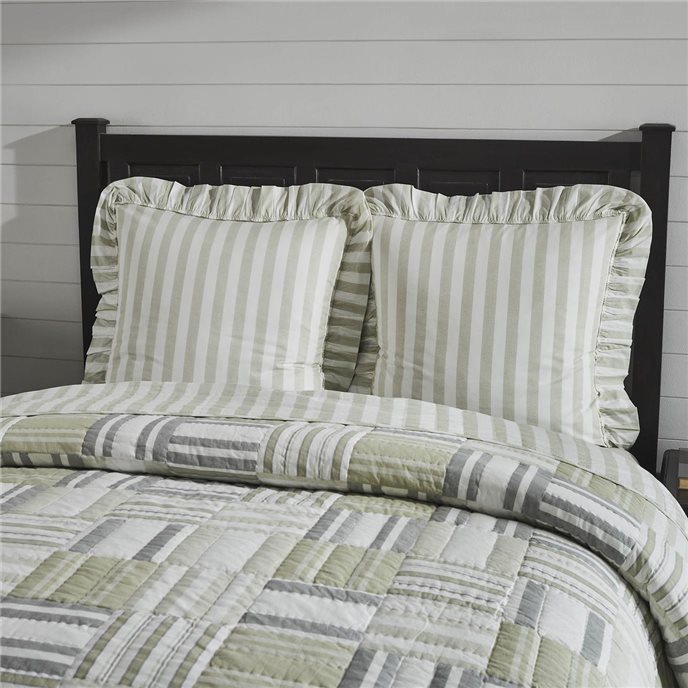 Finders Keepers Ruffled Fabric Euro Sham Set of 2 26x26 Thumbnail