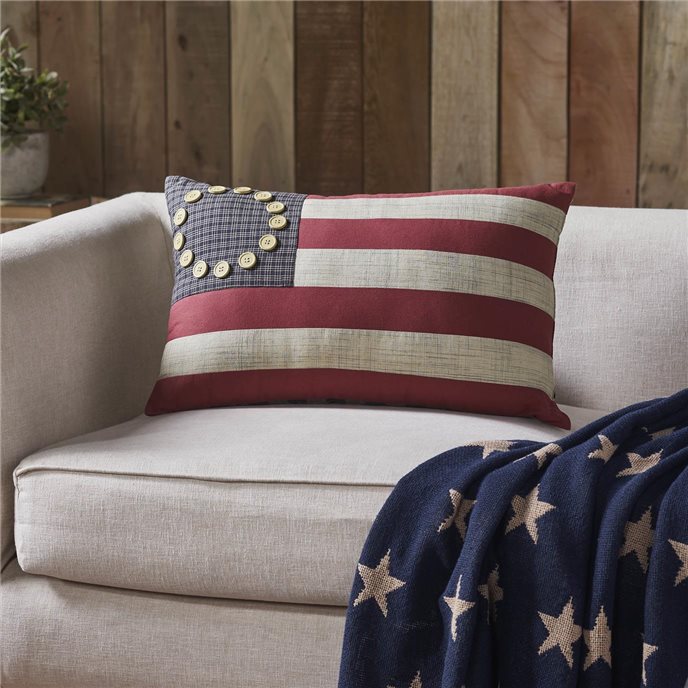 My Country Flag Pillow 14x22 Thumbnail