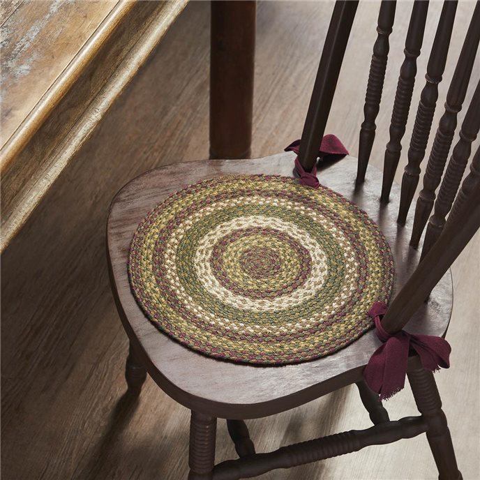 Tea Cabin Jute Chair Pad 15 inch Diameter Thumbnail