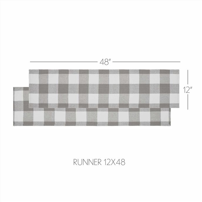 Annie Buffalo Check Grey Runner 12x48 Thumbnail