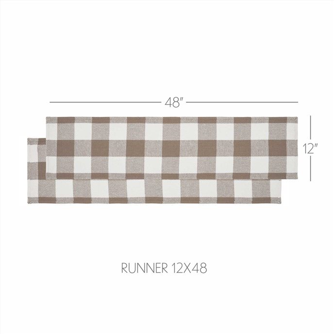 Annie Buffalo Check Portabella Runner 12x48 Thumbnail