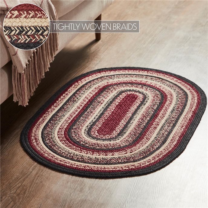 Connell Jute Rug Oval 24x36 Thumbnail