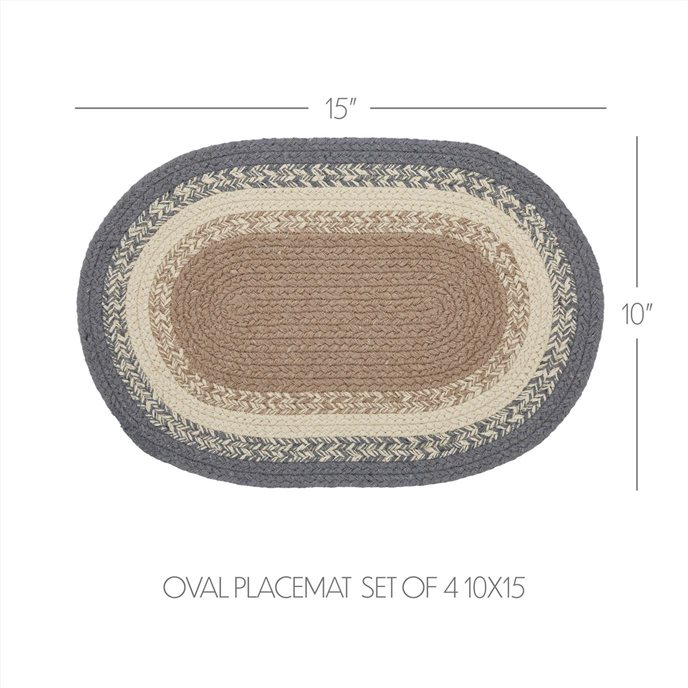 Finders Keepers Oval Placemat Set of 4 10x15 Thumbnail