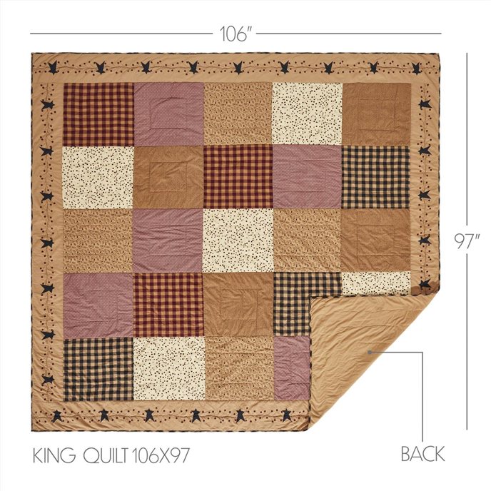 Pip Vinestar King Quilt 106Wx97L Thumbnail