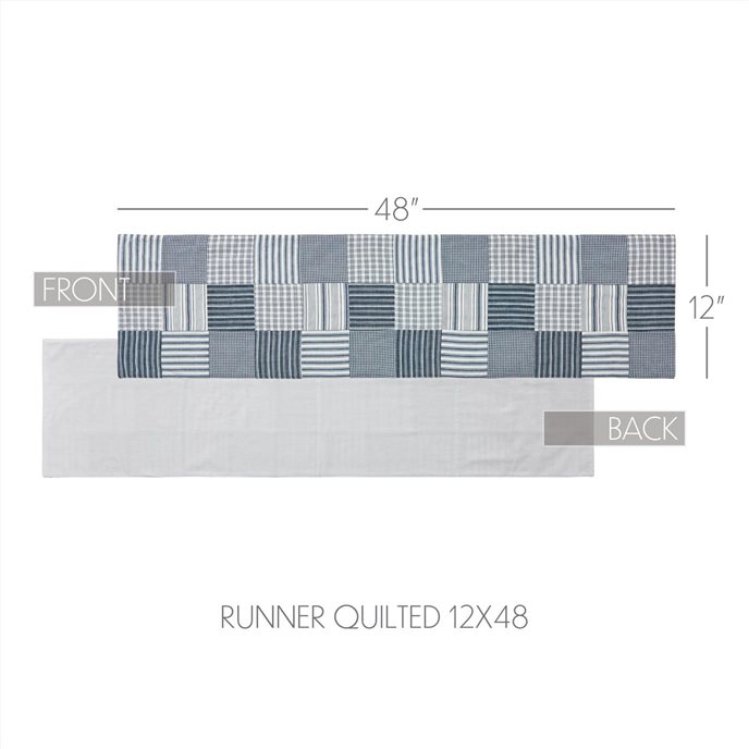 Sawyer Mill Blue Runner Quilted 12x48 Thumbnail