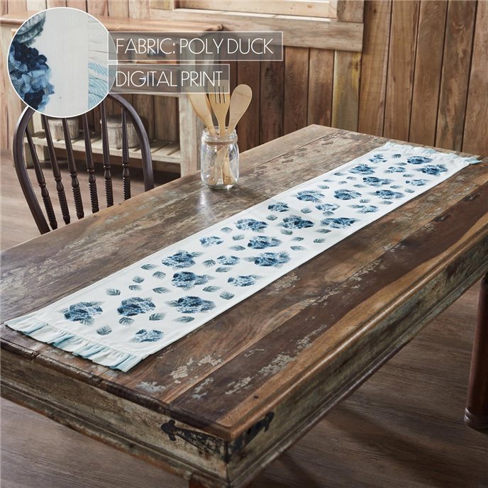 Finders Keepers Hydrangea Ruffled Runner 12x60 Thumbnail