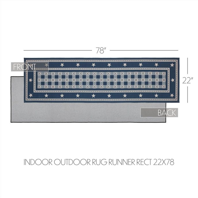 My Country Polyester Rug/Runner Rect 22x78 Thumbnail