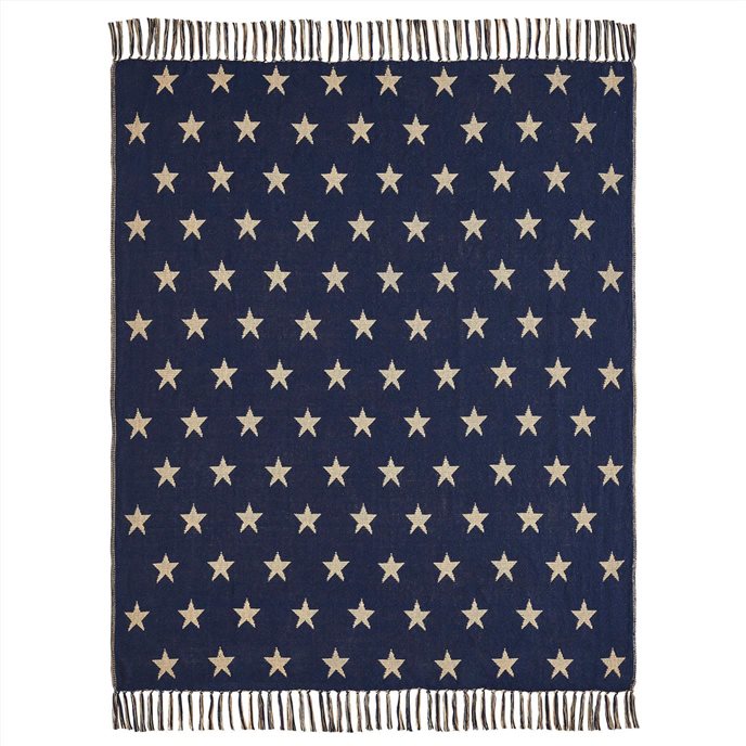 My Country Jacquard Stars Woven Throw 50x60 Thumbnail