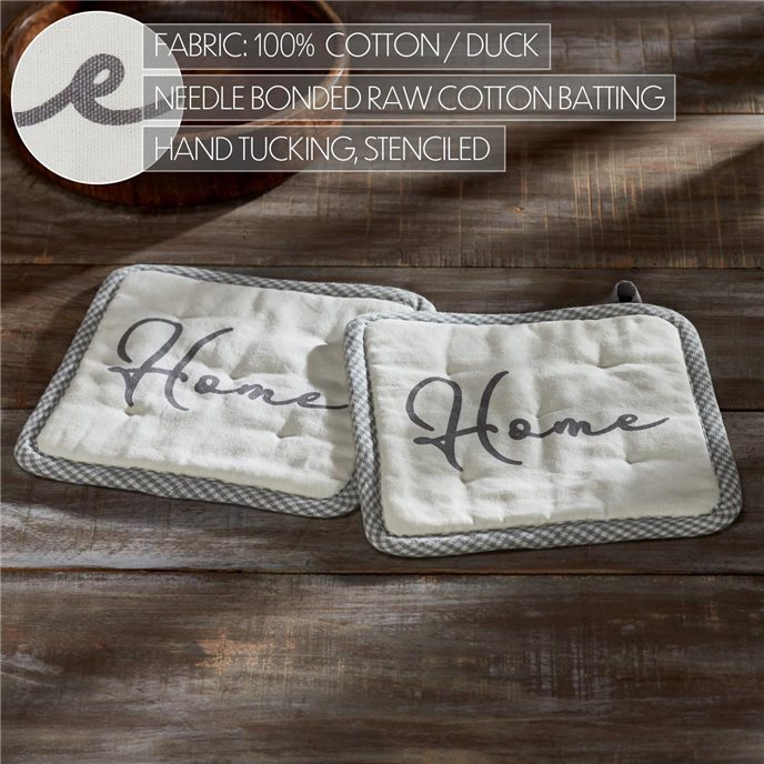 Finders Keepers Home Pot Holder Set of 2 8x8 Thumbnail