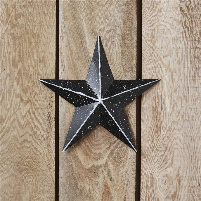 Metal Star Speckled Black Distressed 8x8 Thumbnail