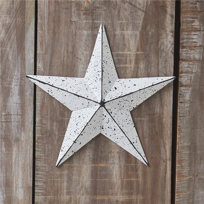 Metal Star Speckled White Distressed 8x8 Thumbnail