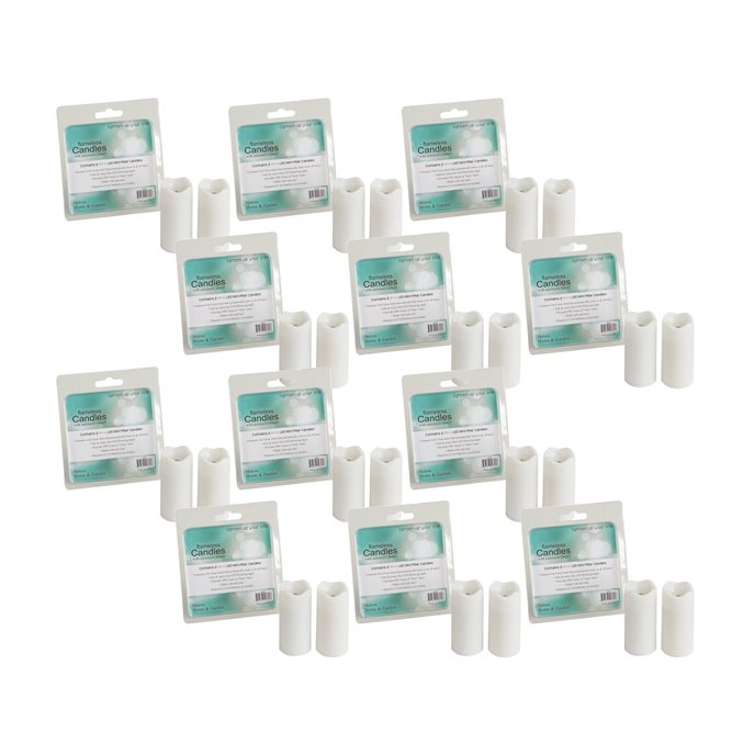 LED Mini Pillar Candle (Set of 12) Thumbnail