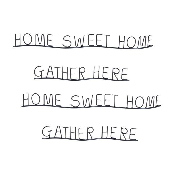 Gather and Home Sentiment Decor (Set of 4) Thumbnail