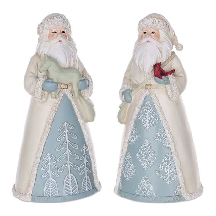 Winter Santa Figurine (Set of 2) Thumbnail