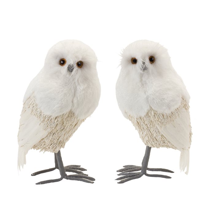 Winter Owl Decor (Set of 2) Thumbnail