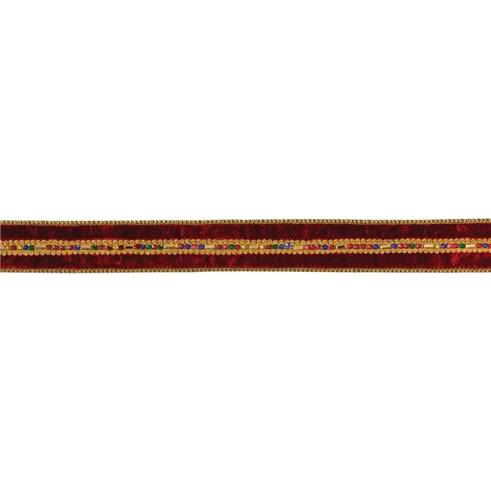 Wired Polyester Ribbon 1.5" x 10 yds. Thumbnail